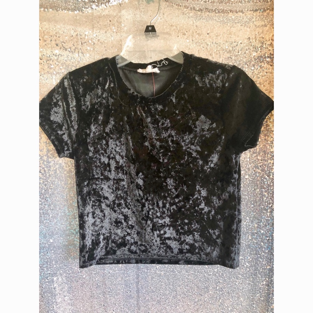 Black Velvet Top